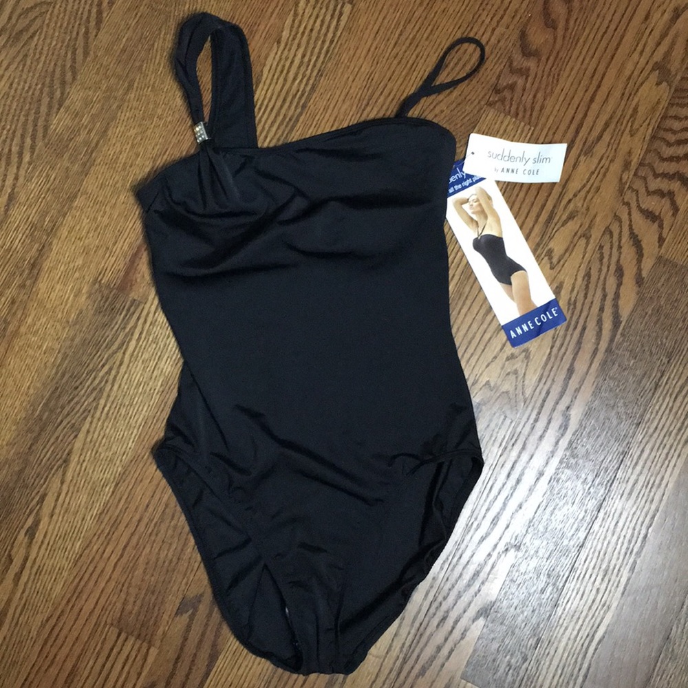 Suddenly Slim by Anne Cole black swimwear